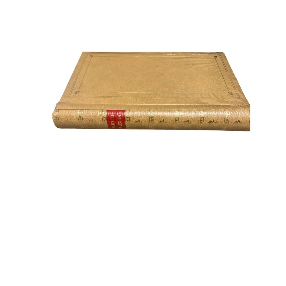 Pioneer Photo Album BDP-35 Tan Gold Vinyl Holds 300 4x6 Photos Bi-Directional